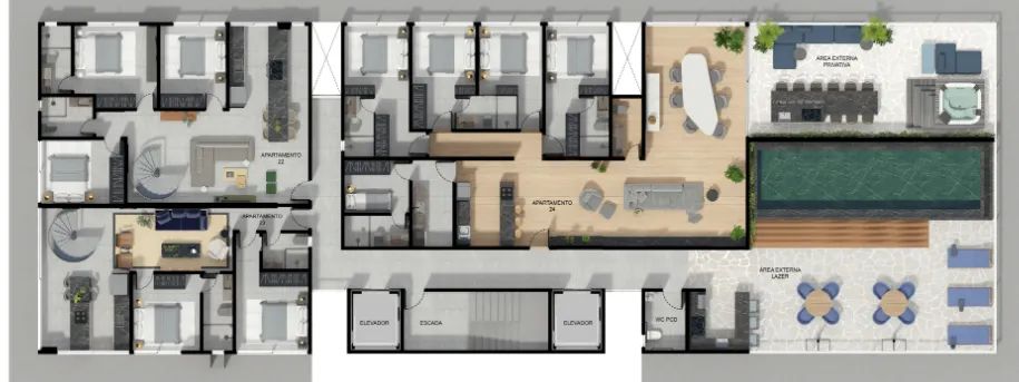 GAMELEIRA PRAIA - APARTAMENTOS - Foto 12