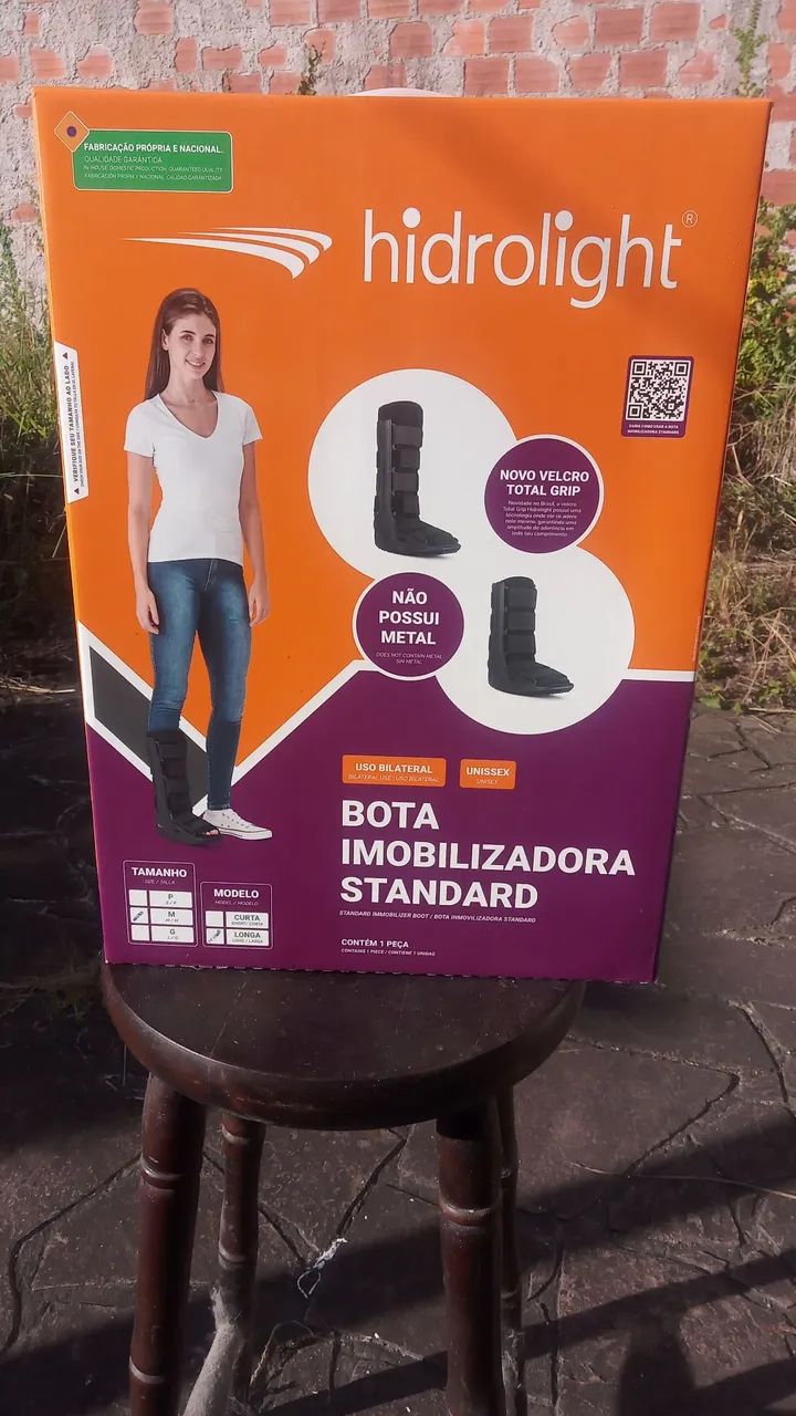 Bota imobilizadora Standard Tamanho medio Modelo Longa - Foto 2