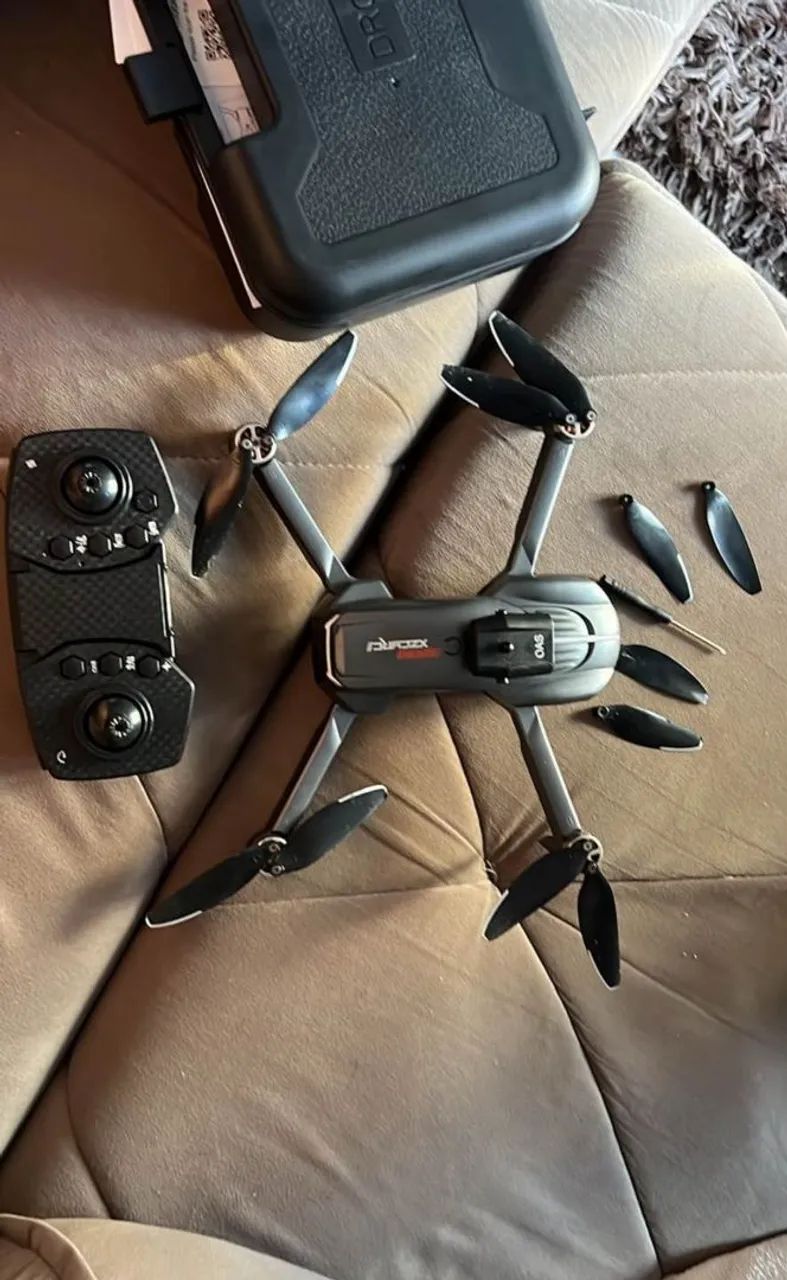 Drone Dobrável com Câmera, Sensor OAS e Maleta Completa (Conservado) - Foto 3