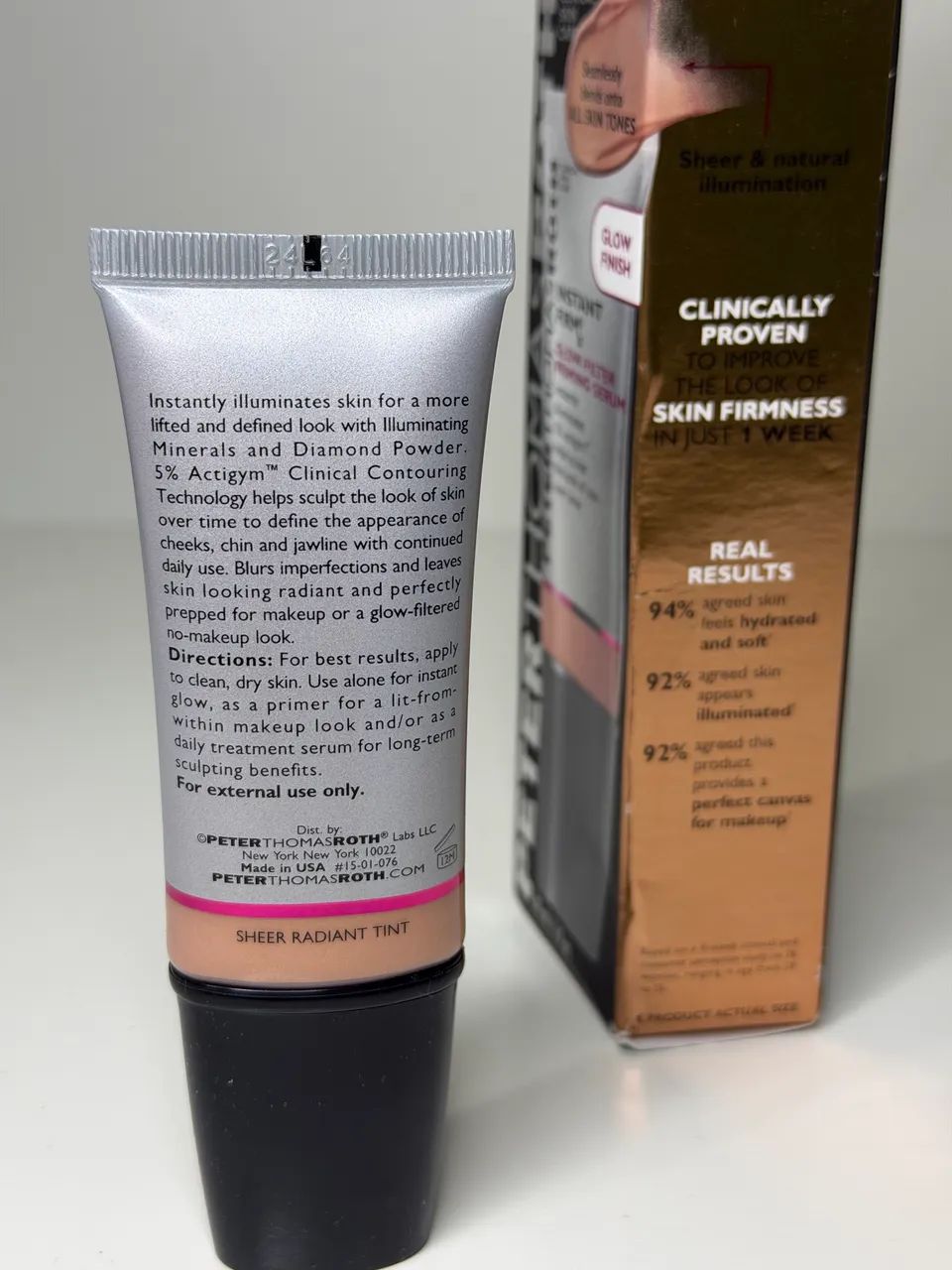 primer peter thomas roth instant firmx glow 30ml novo - Foto 3