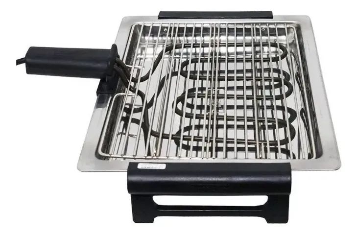 Churrasqueira Elétrica Cotherm Giulietta 127V Inox Portátil 1250W - Foto 2