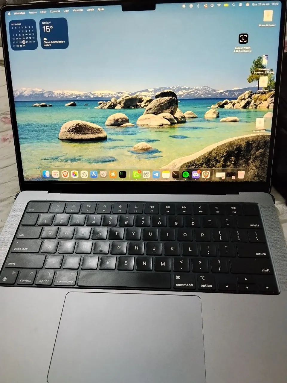 MacBook pro m1 Pro 14 16 GB RAM 512 GB SSD