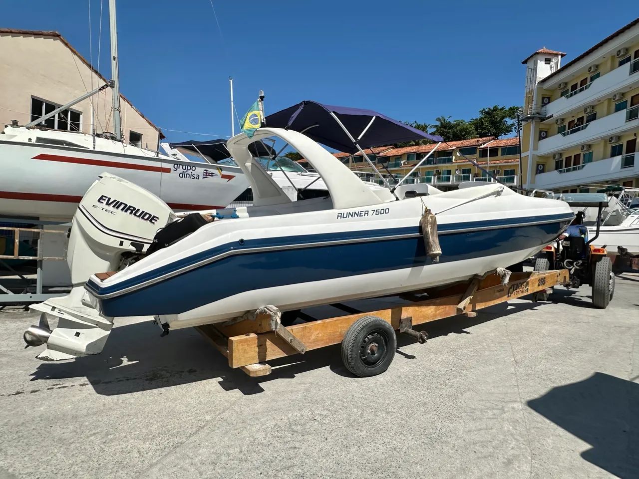VENDO lancha Runner 7500 - Foto 4