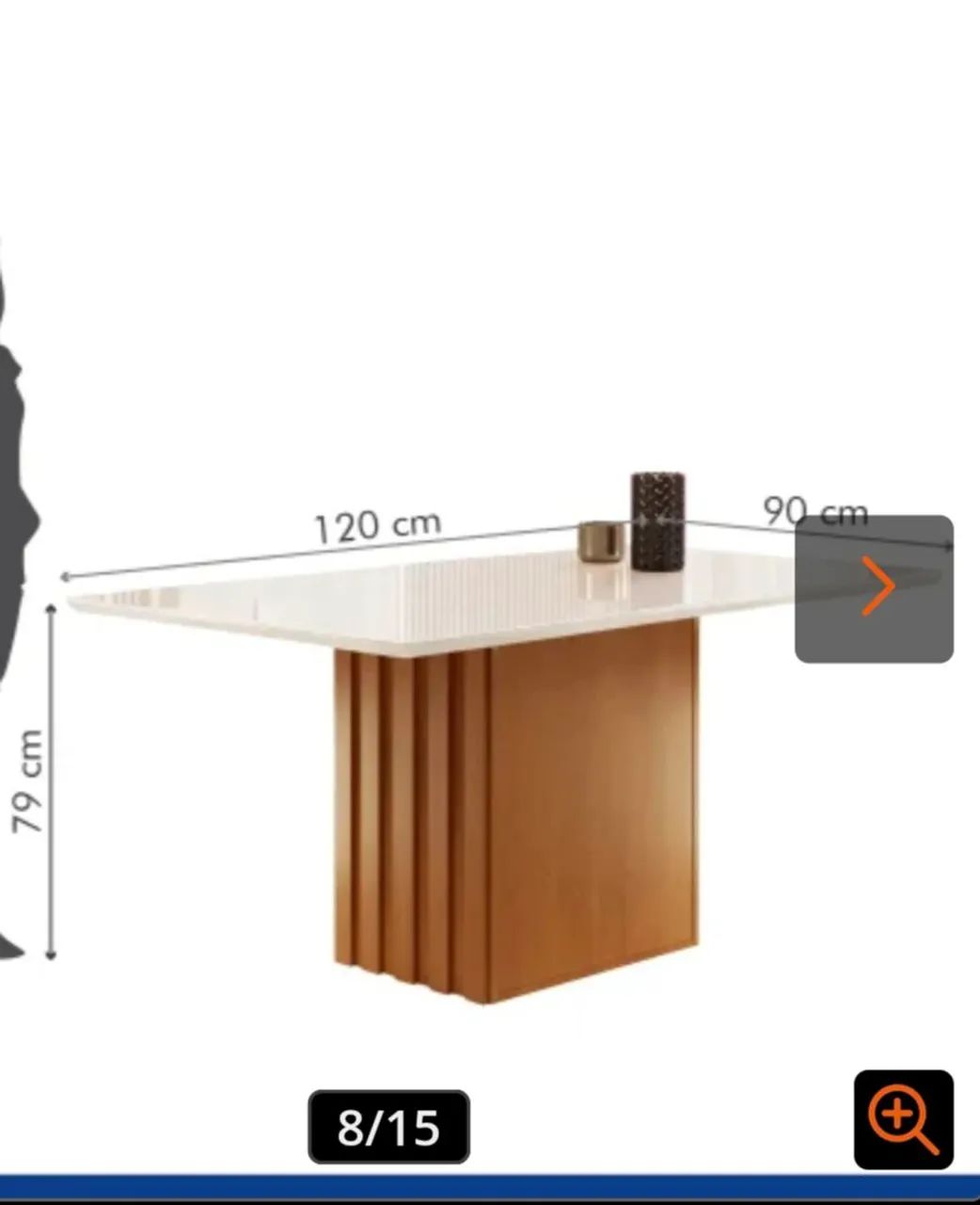 Mesa de jantar 4 cadeiras  - Foto 5