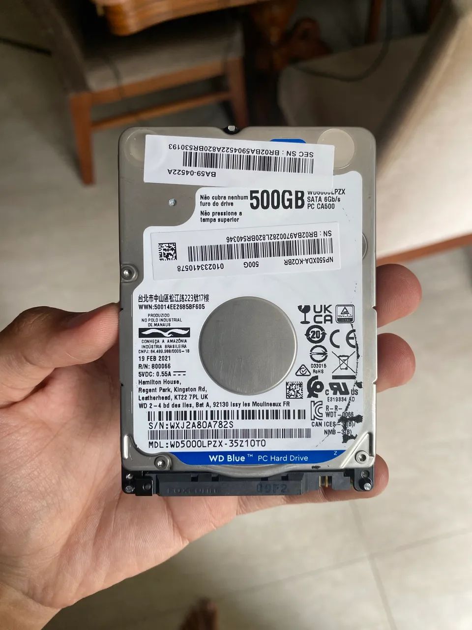 HD 500GB WD Blue  - Foto 3