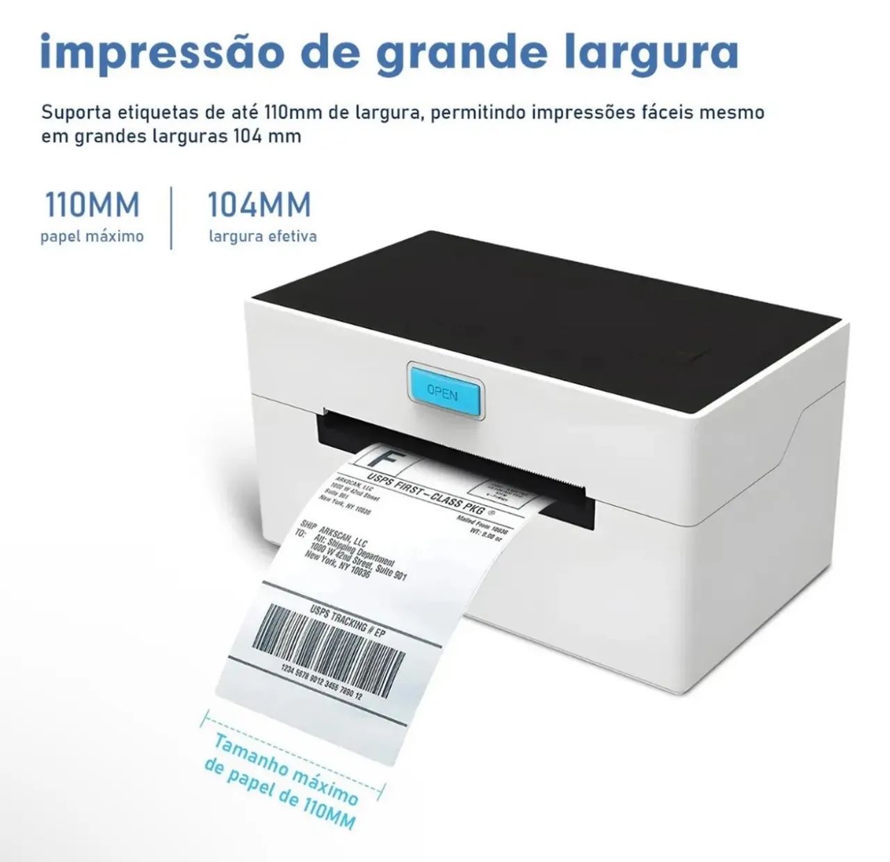 IMPRESSORA TÉRMICA BLUETOOTH - Foto 2