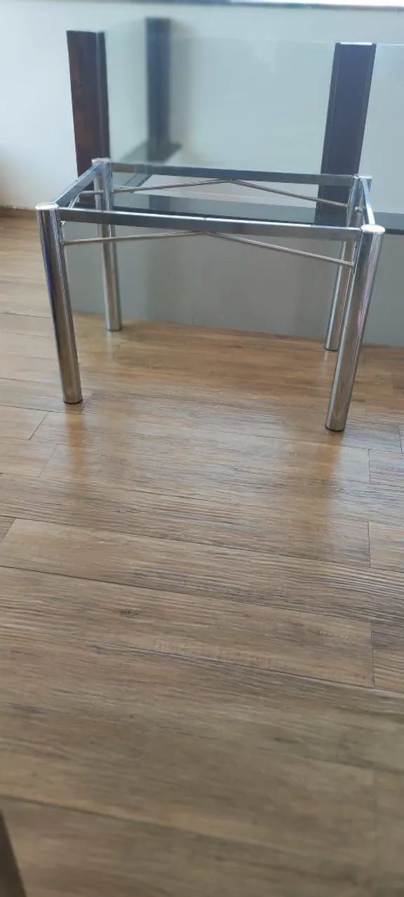 Pé de mesa cromado 6 lugares 