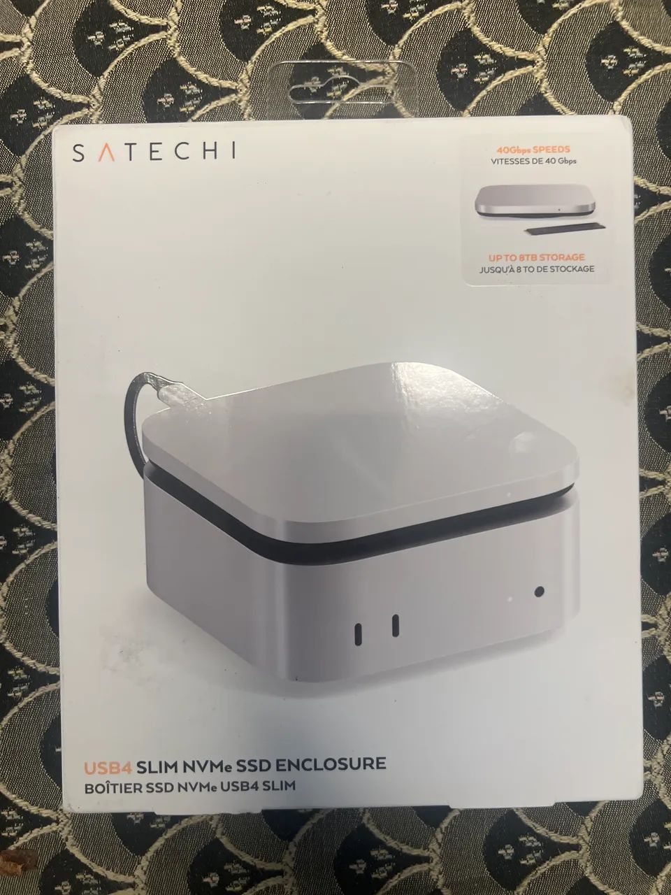 USB4 Slim compartimento NVMe SSD Enclosure - SATECHI