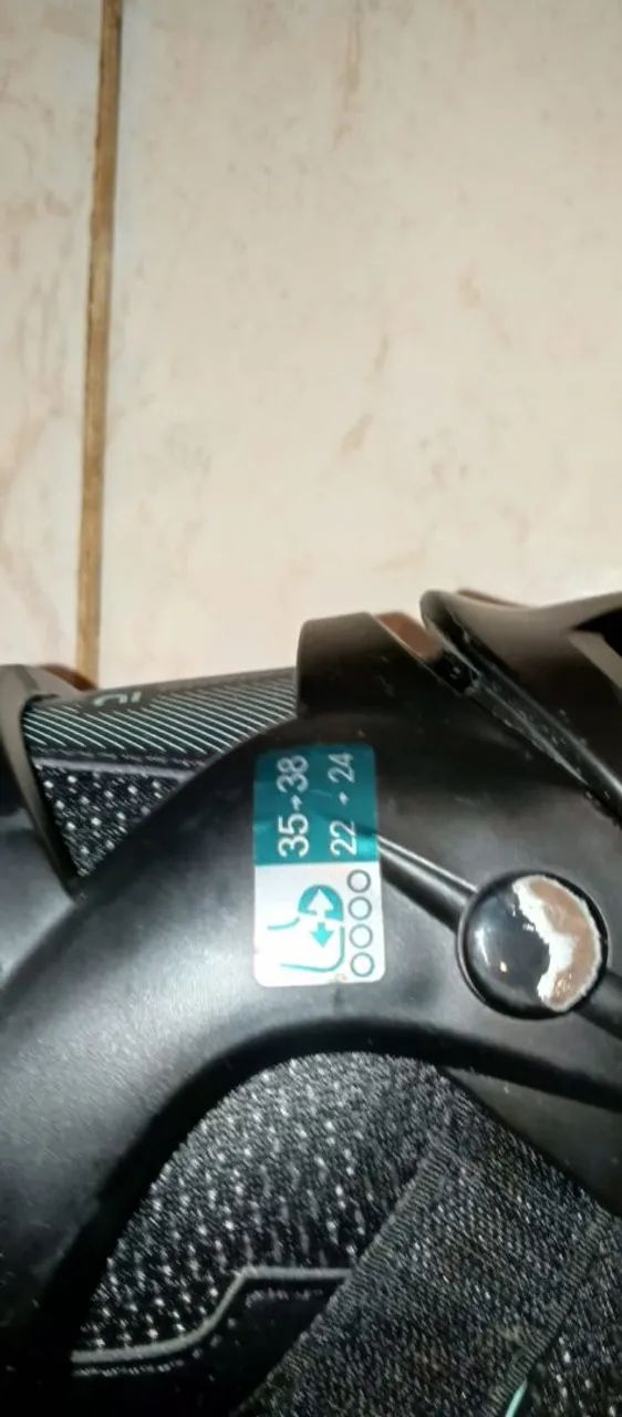 Roller Patins Oxelo 35/38 com proteções - Foto 3