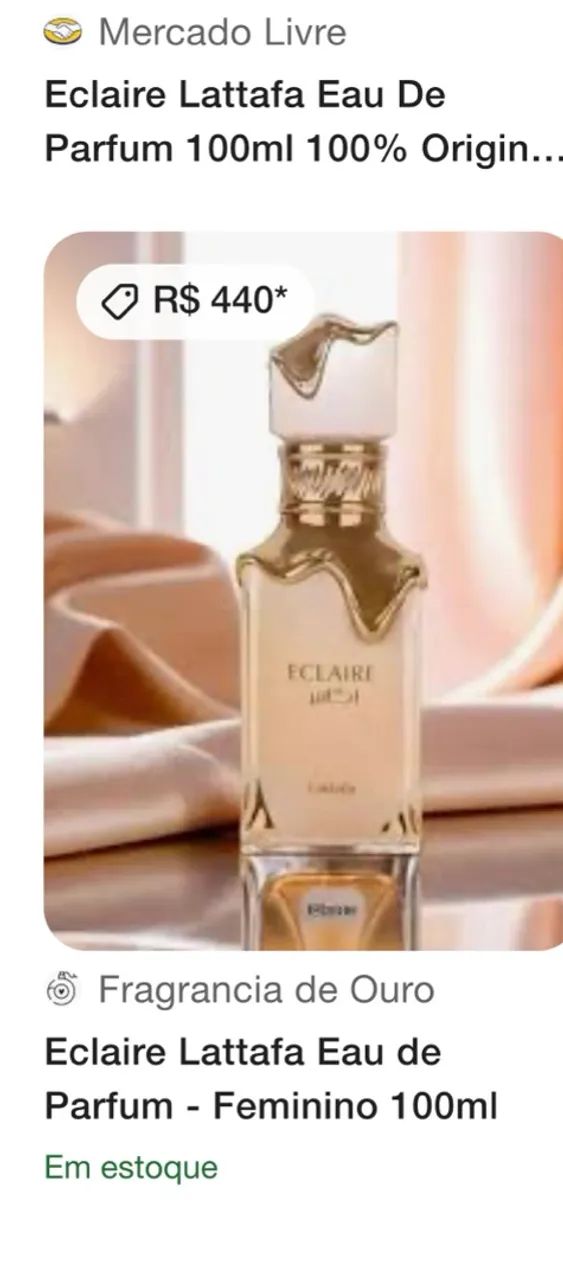 Perfume árabe Lattafa Eclaire 100ml original, comprado em Dubai  - Foto 4
