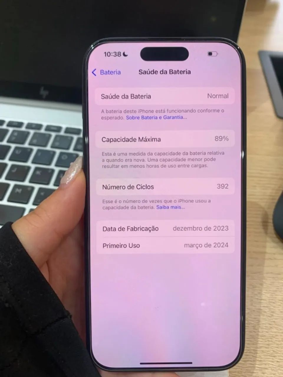Iphone 15 Pro 256gb azul - Foto 3