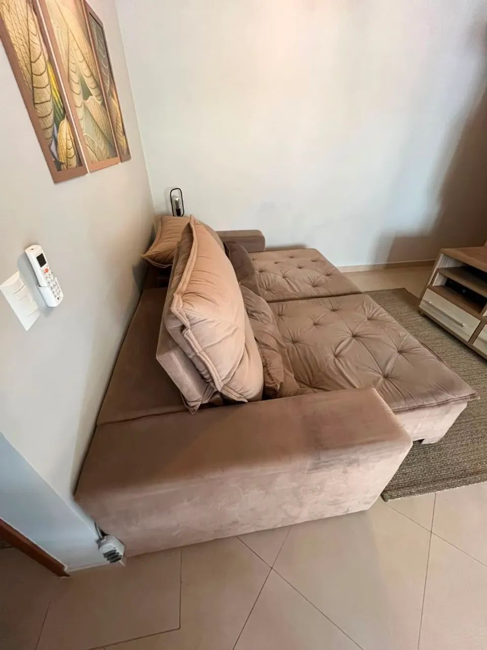 Sofá reclinável 2,50m excelente estado! - Foto 5