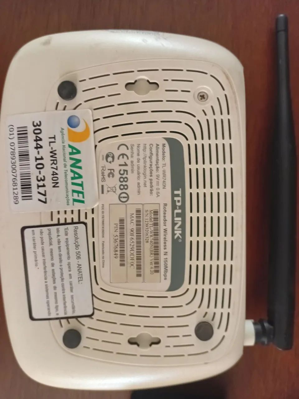Roteador TP- Link modelo TL -wr740n - Foto 3