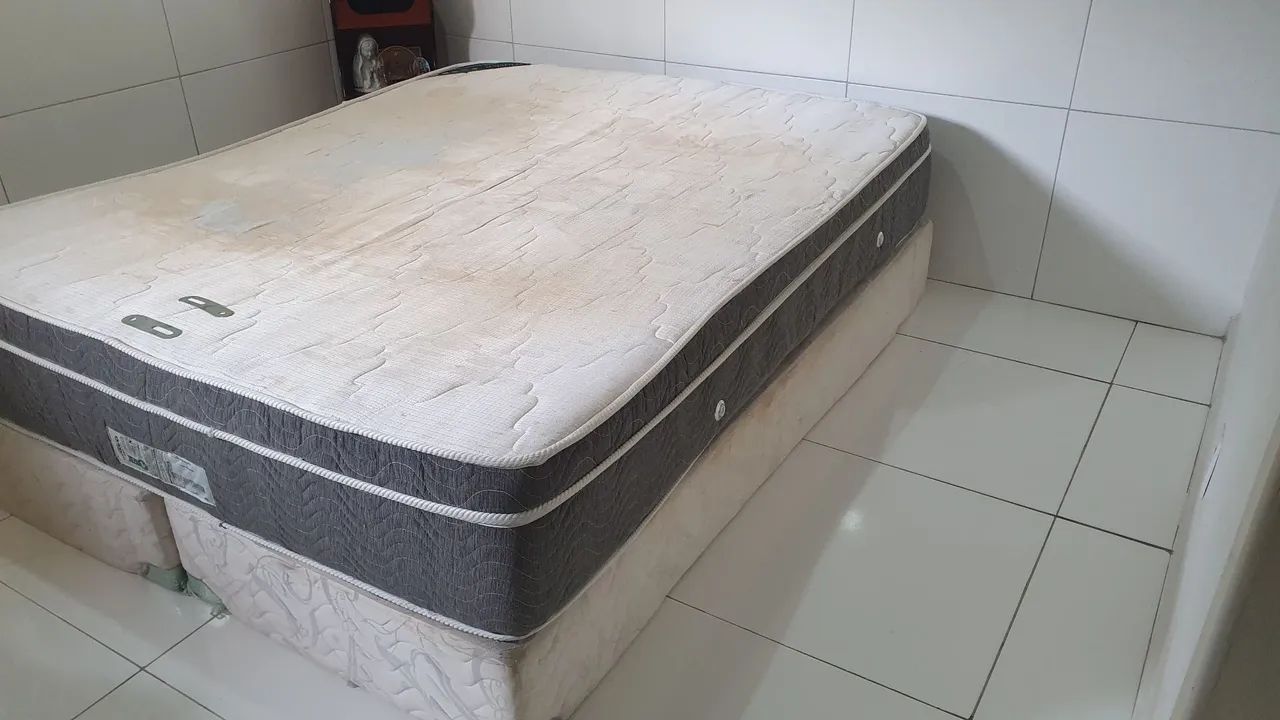Colchão Queen Ortobom Casal com a Base. - Foto 3