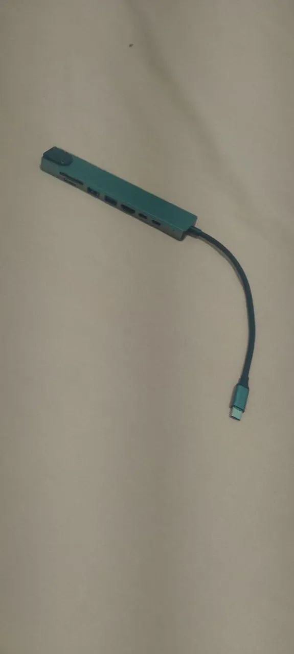 Hub USB-C 7 em 1 HDMI + USB 3.0 + SD  - Foto 2