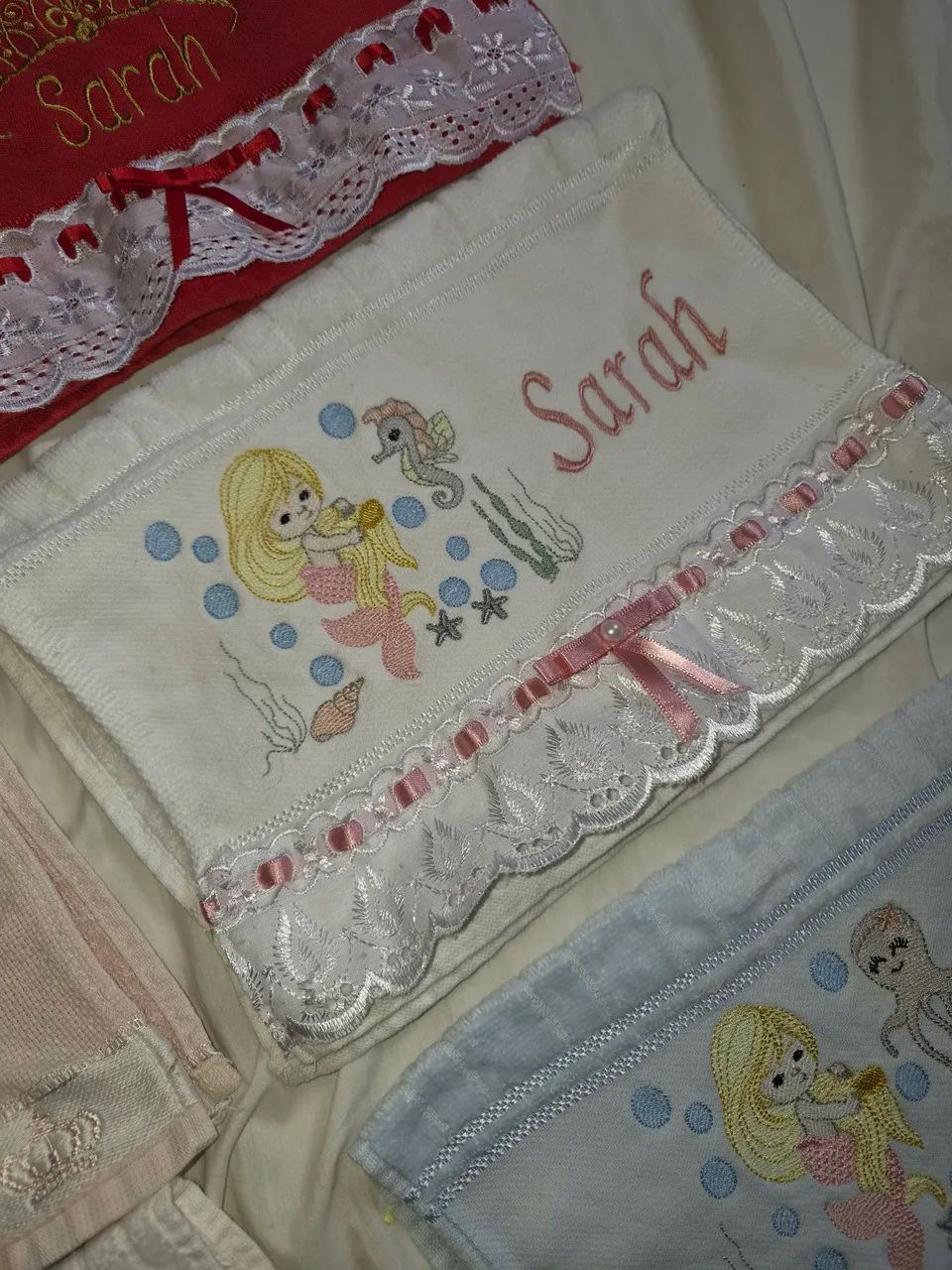 Toalhinhas com o nome Sarah  - Foto 4