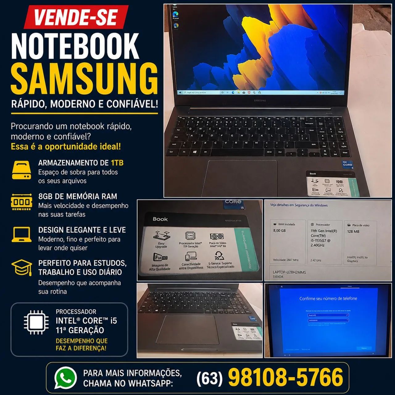 Notebook Samsung 