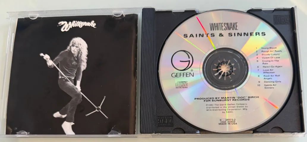 CD Whitesnake Saints & Sinners (Importado, Usado) - Foto 3