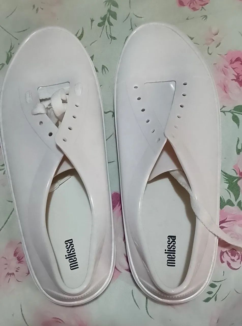 Sapato melissa 43/44 branco 