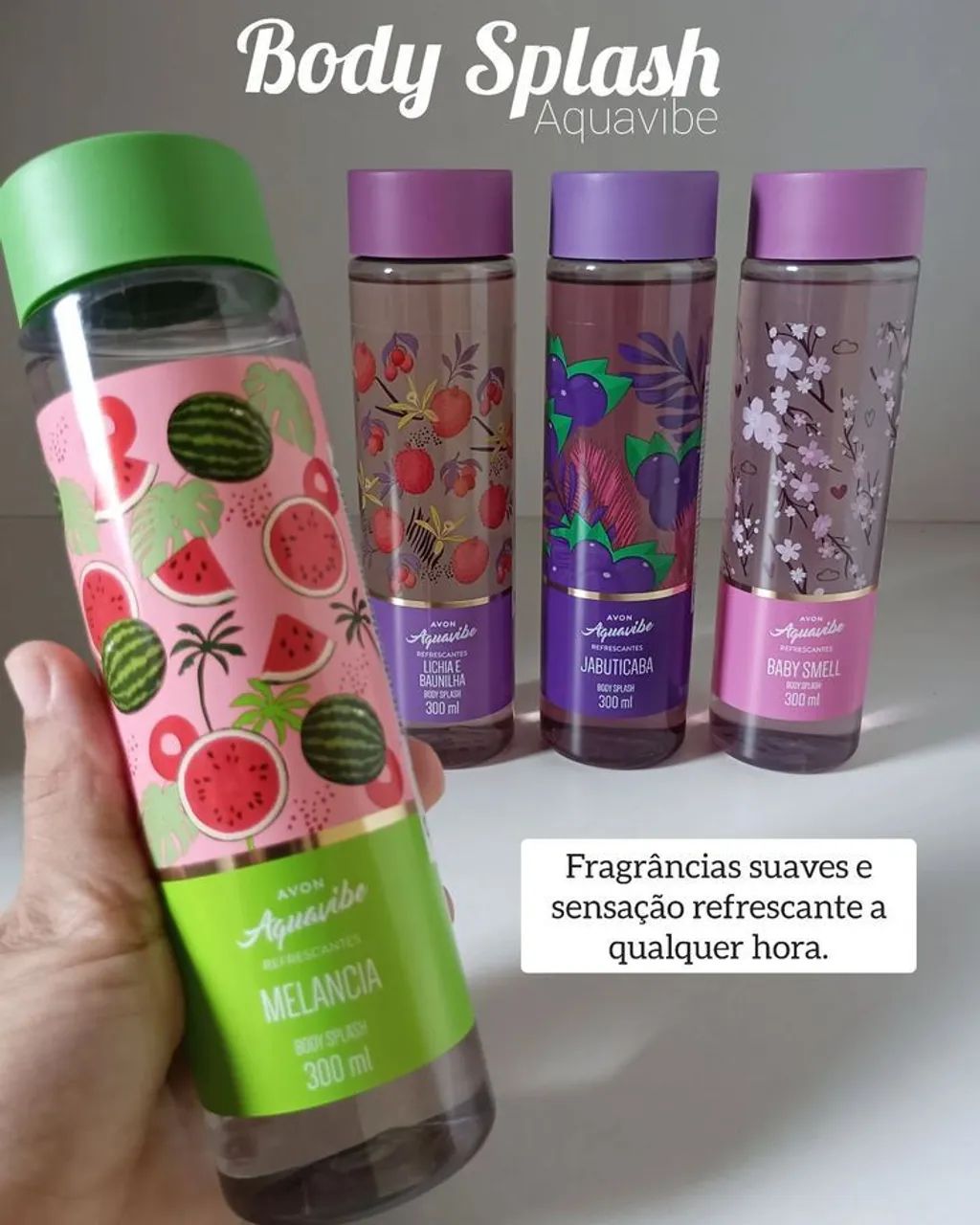 BODY SPLASH AQUAVIBE DA AVON -300ML