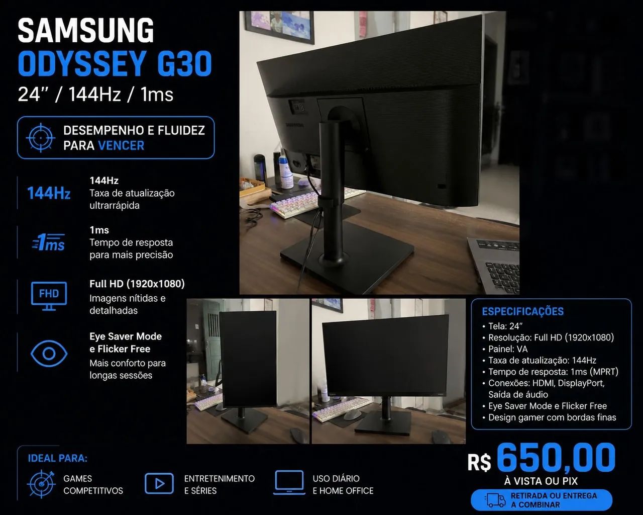 Odyssey G30 144hz