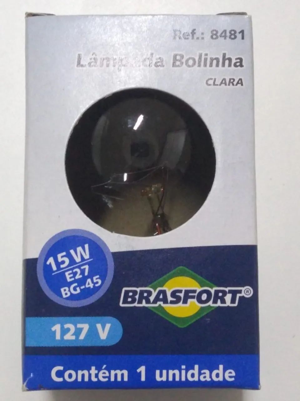 Lâmpada Bolinha 15W  E27  127V - Foto 2