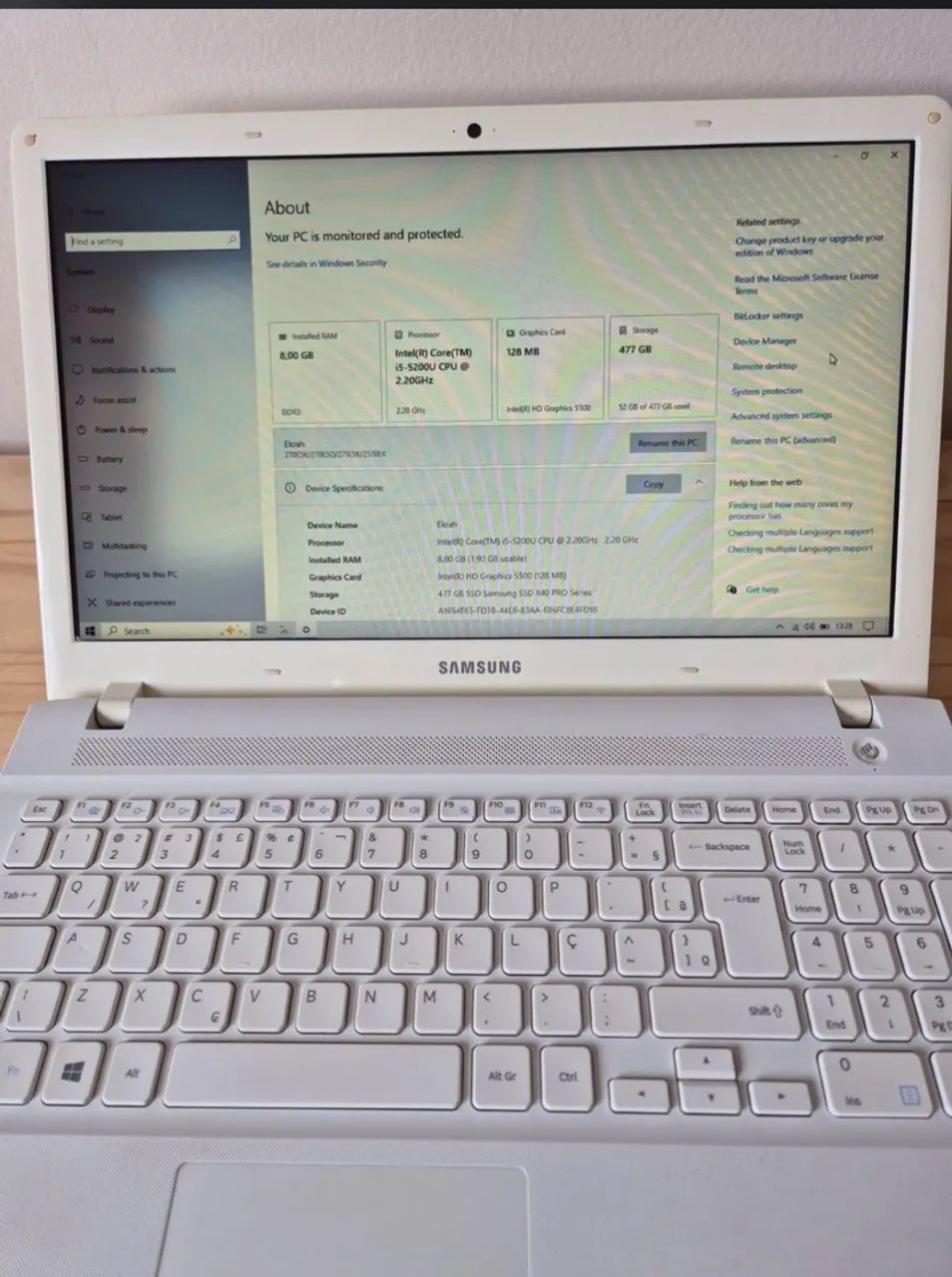 Notebook Samsung - Tela de 15 polegadas - Foto 2