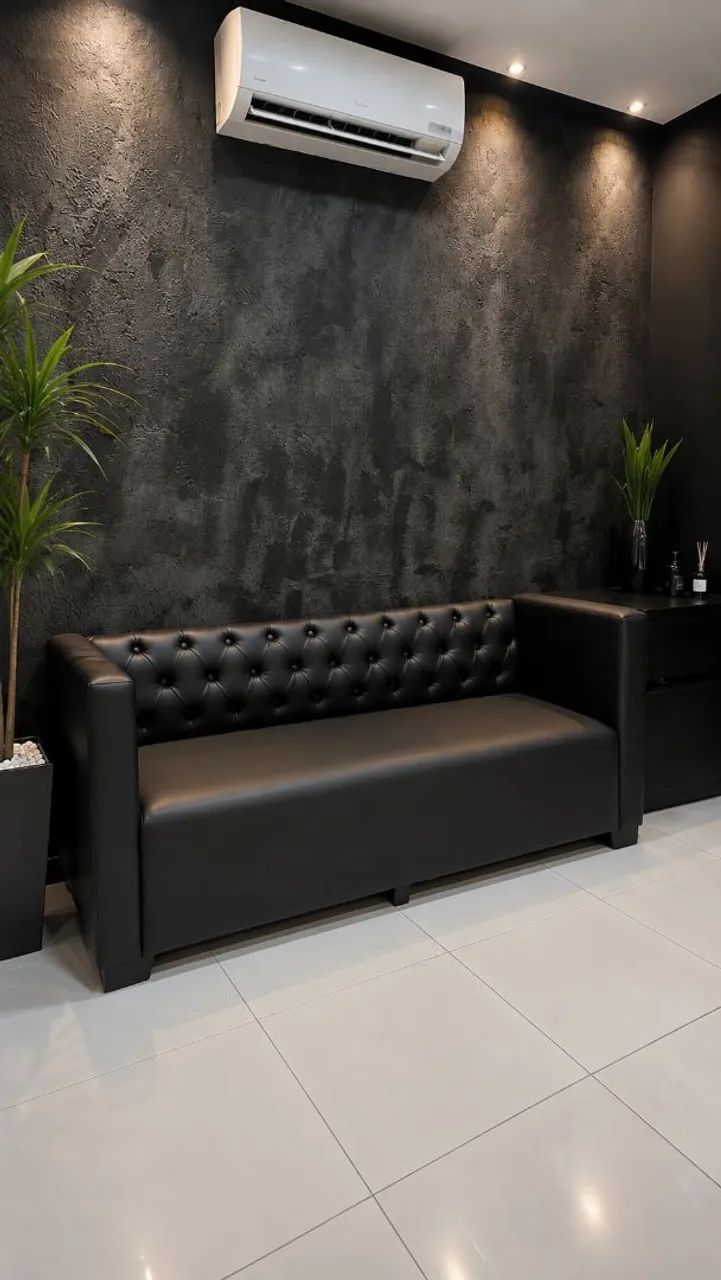 ? Sofá de Espera 3 Lugares - 1,60m | Elegância e Qualidade para sua Recepção