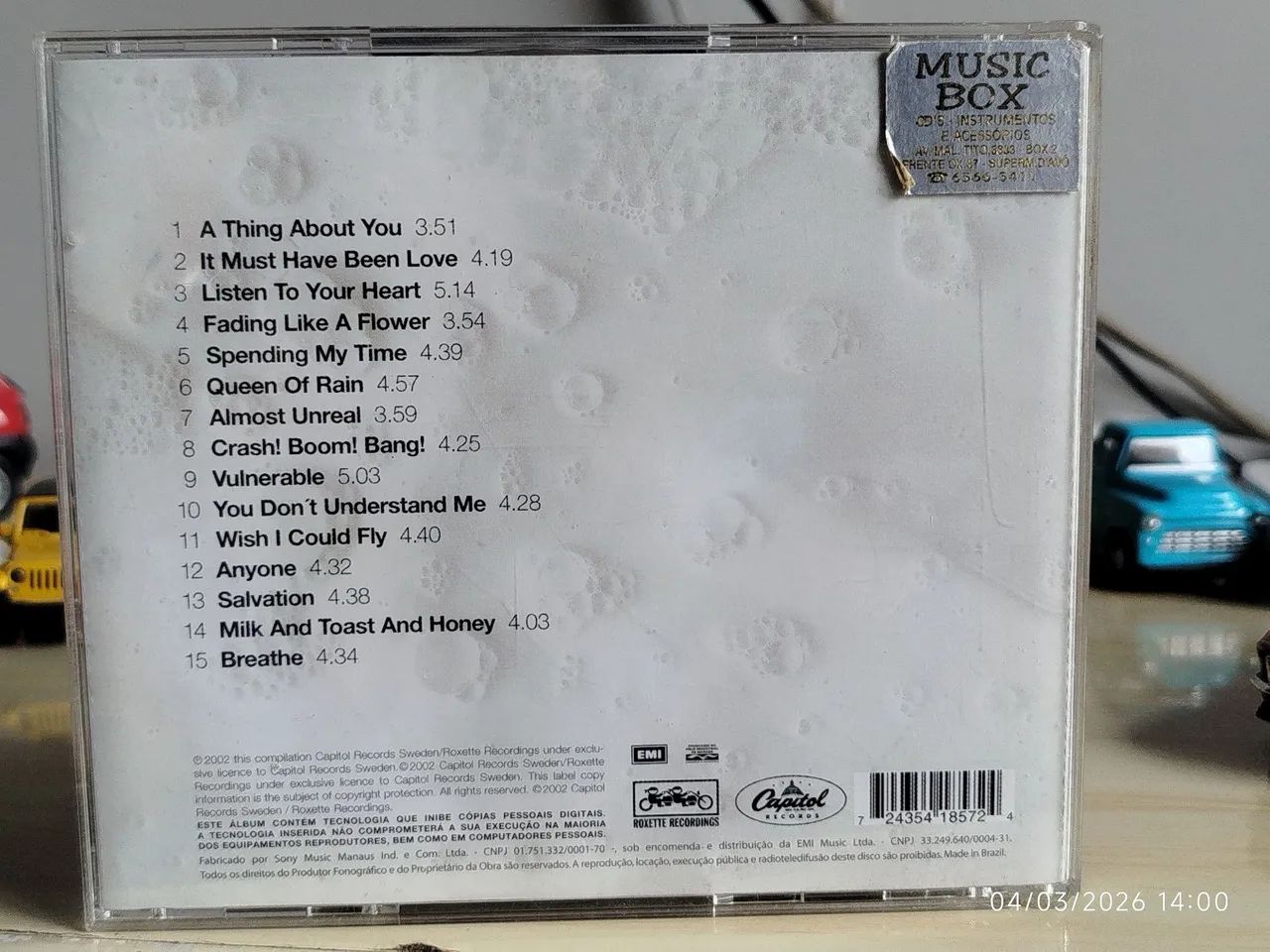 CD ROXETTE - THE BALLAD HITS - Foto 3