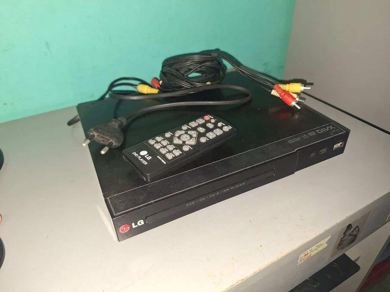 DVD Player LG DP132 - Funcionando + Controle e Cabos - Foto 2