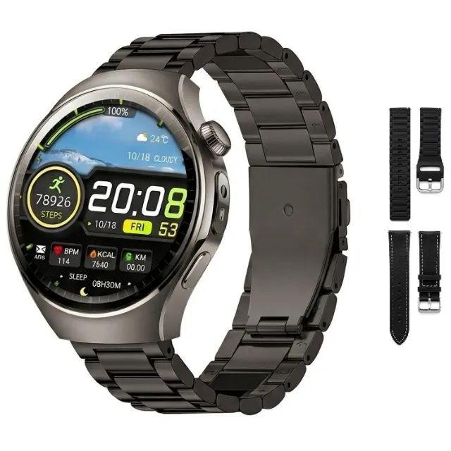 Smartwatch Watch 5 Plus com 3 pulseiras Jiditech