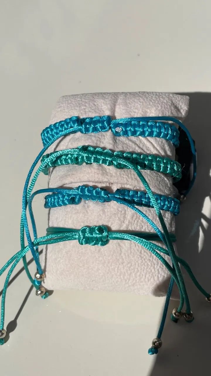 Kit pulseira macrame - Foto 2