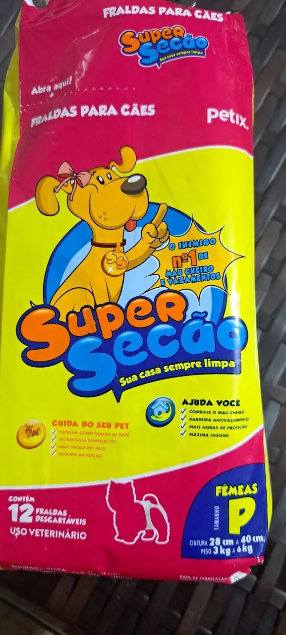 Fraldas pra cadela