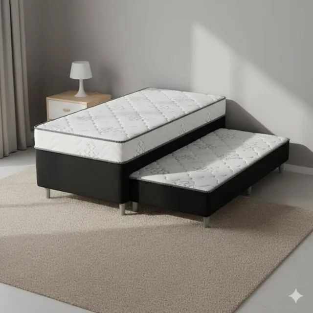 Cama com auxiliar d28 