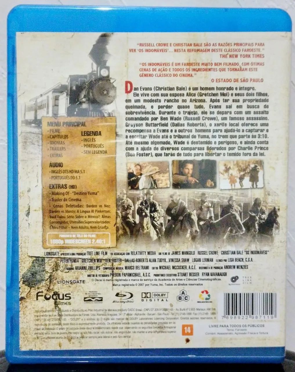 Blu-ray, Os Indomáveis. - Foto 3