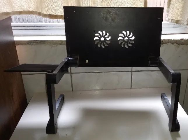 Mesa Articulada para Notebook com Cooler e Suporte de Mouse (Portátil) - Foto 4