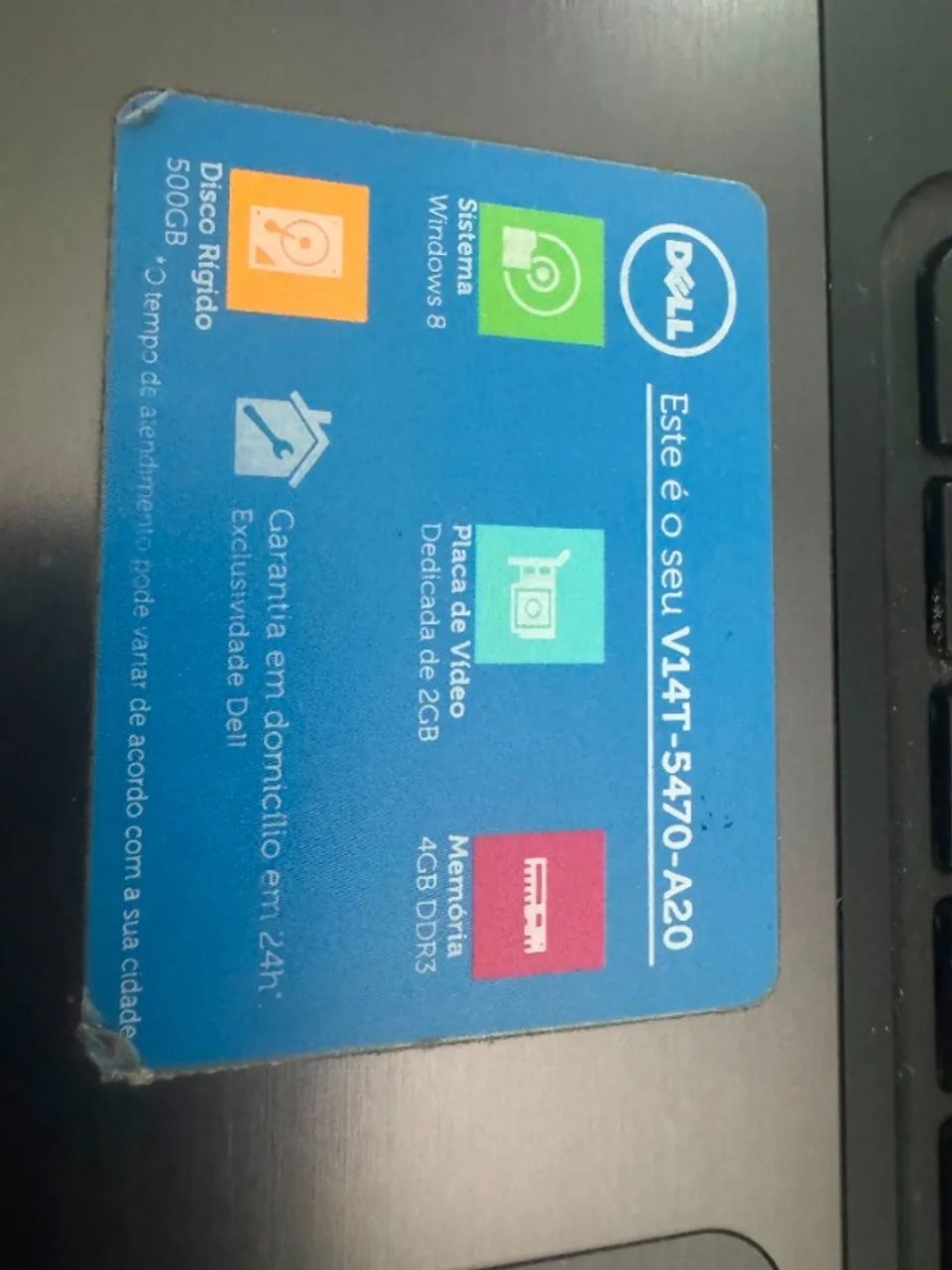 Notebook Dell Vostro 5470 - Core i5 - 4GB RAM - HD 500GB - Funcionando - Foto 5