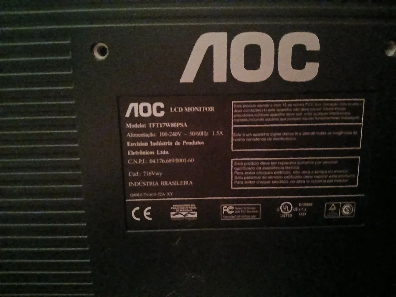 Monitor 42 polegadas AOC - Foto 3