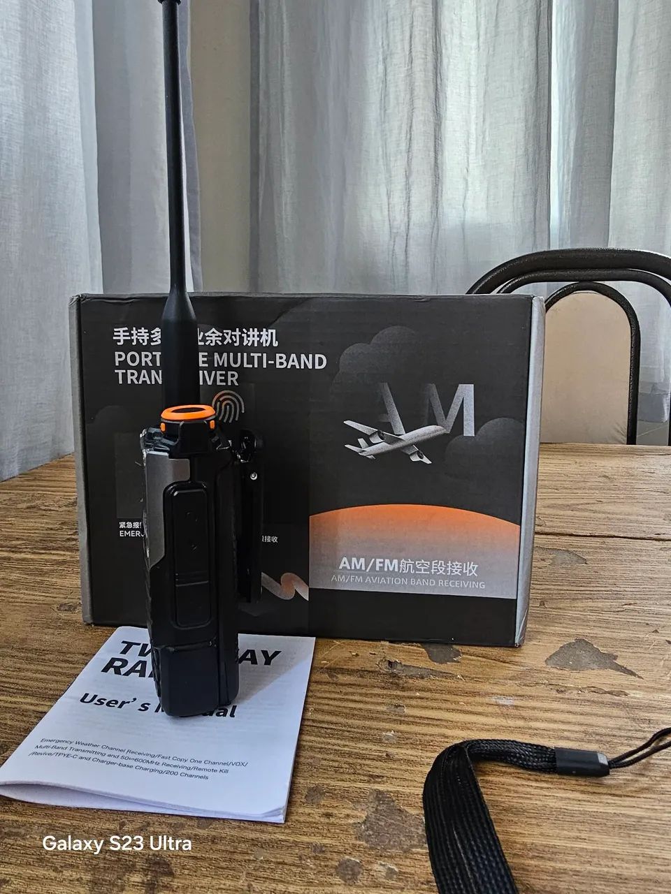 RADIO QUANSHENG UVK6 BANDA AVIAÇÃO - Foto 3