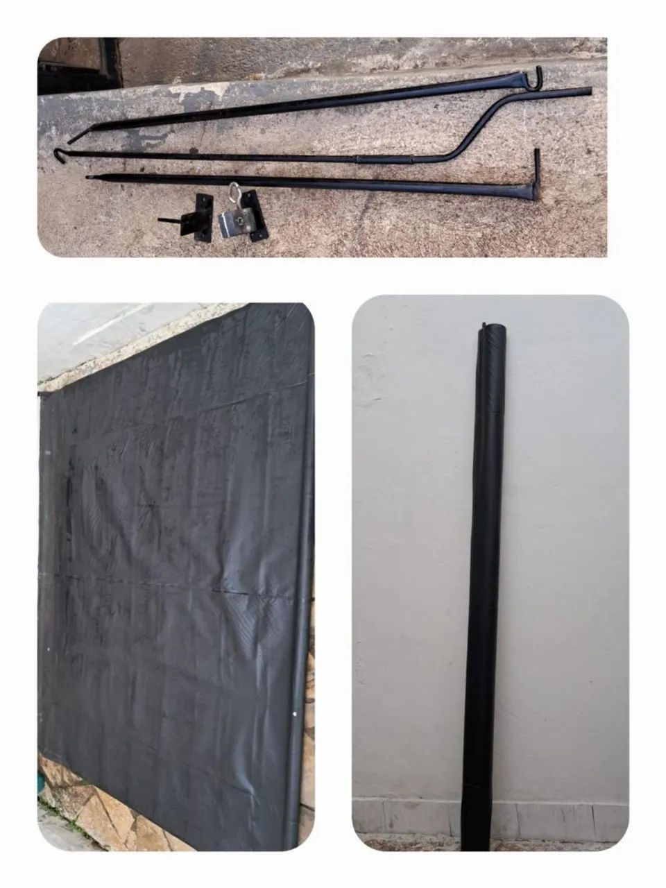 Toldo de cortina de lona