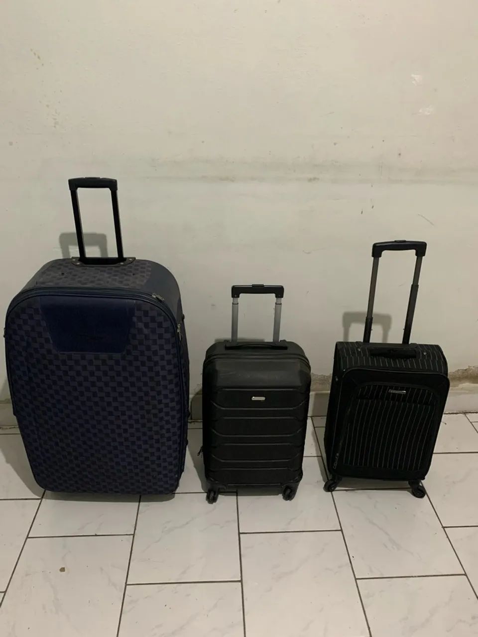KIT COM TRÊS MALAS DE VISGEM 