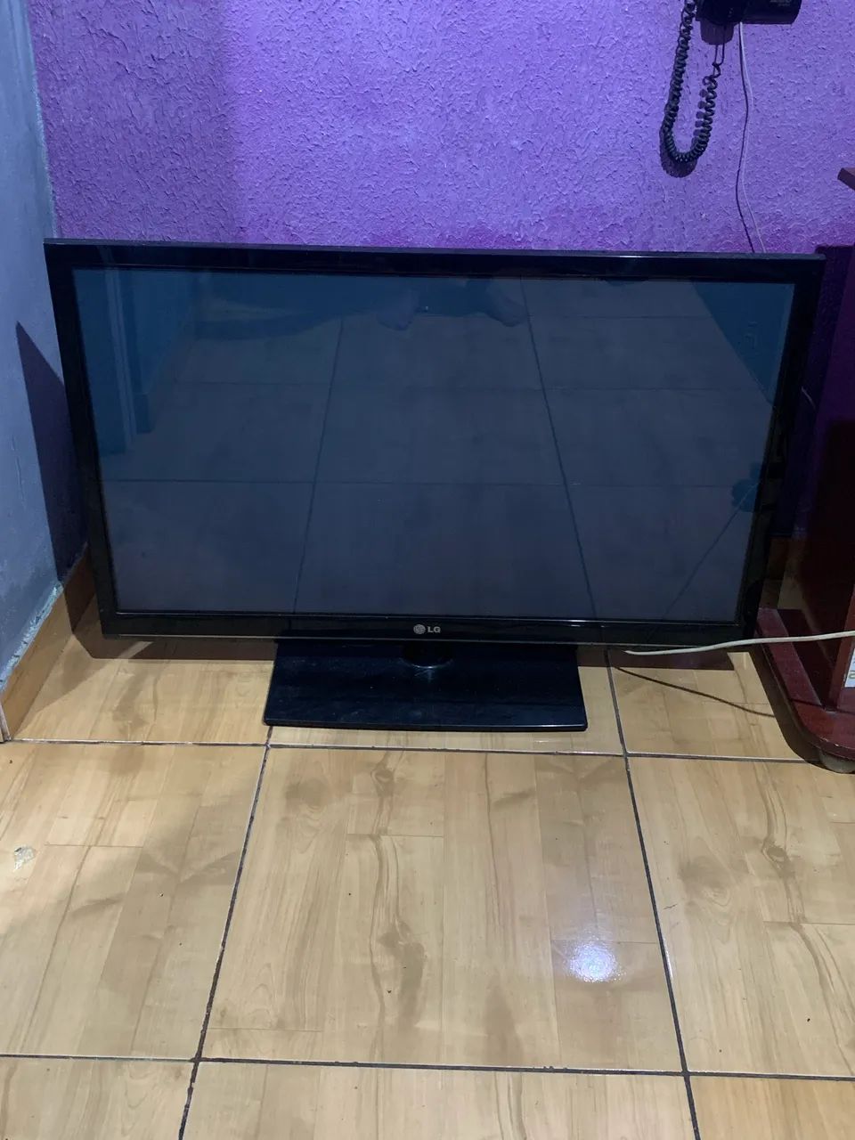 Tv de Plasma LG 42 polegadas (com defeito, placa queimada)
