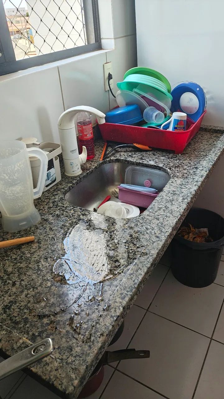 Pia - bancada de granito com cuba - Foto 2