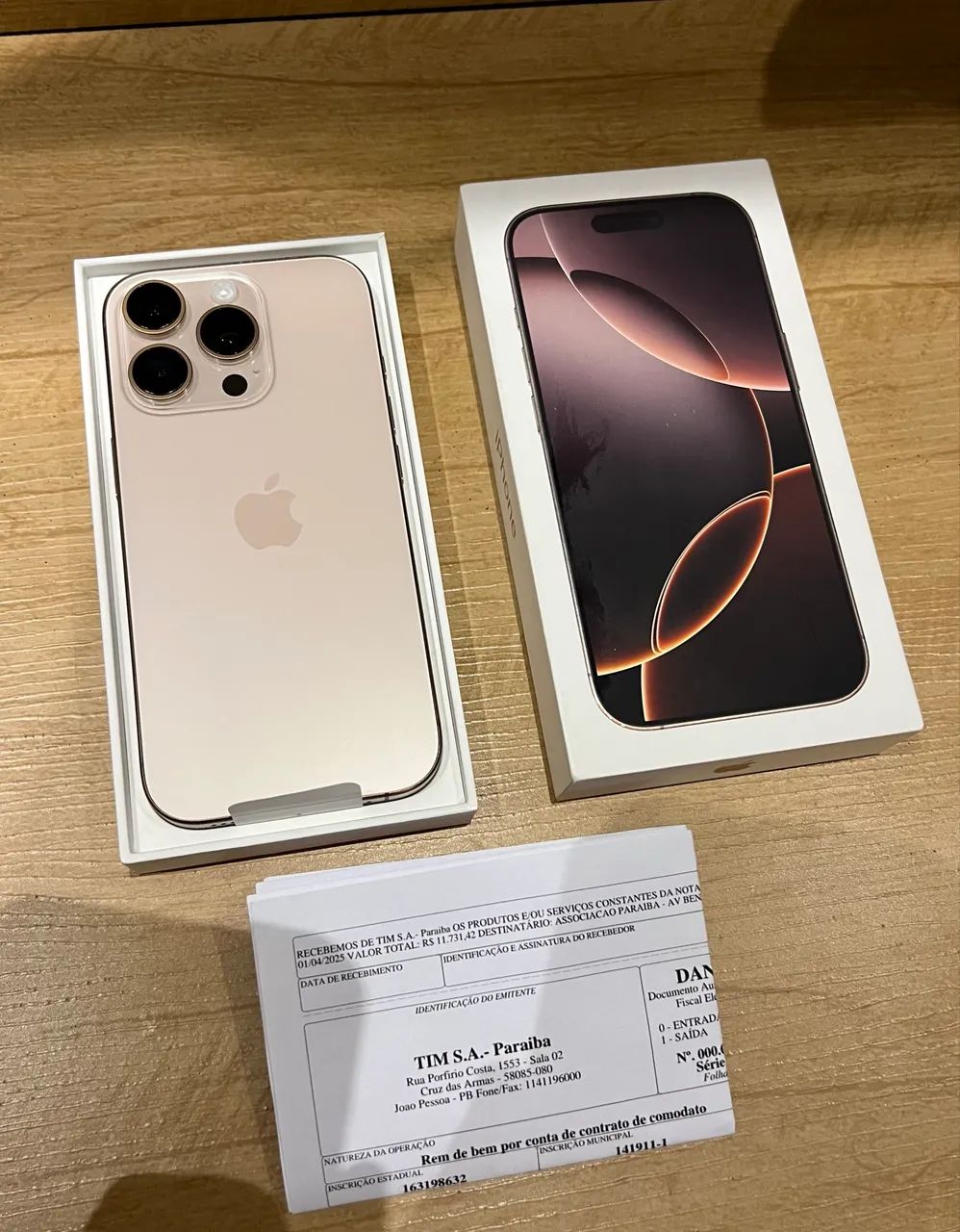 iPhone 16 PRO DESERT TITANIUM 128GB COMPLETO TRINCO FIO DE CABELO - Foto 5