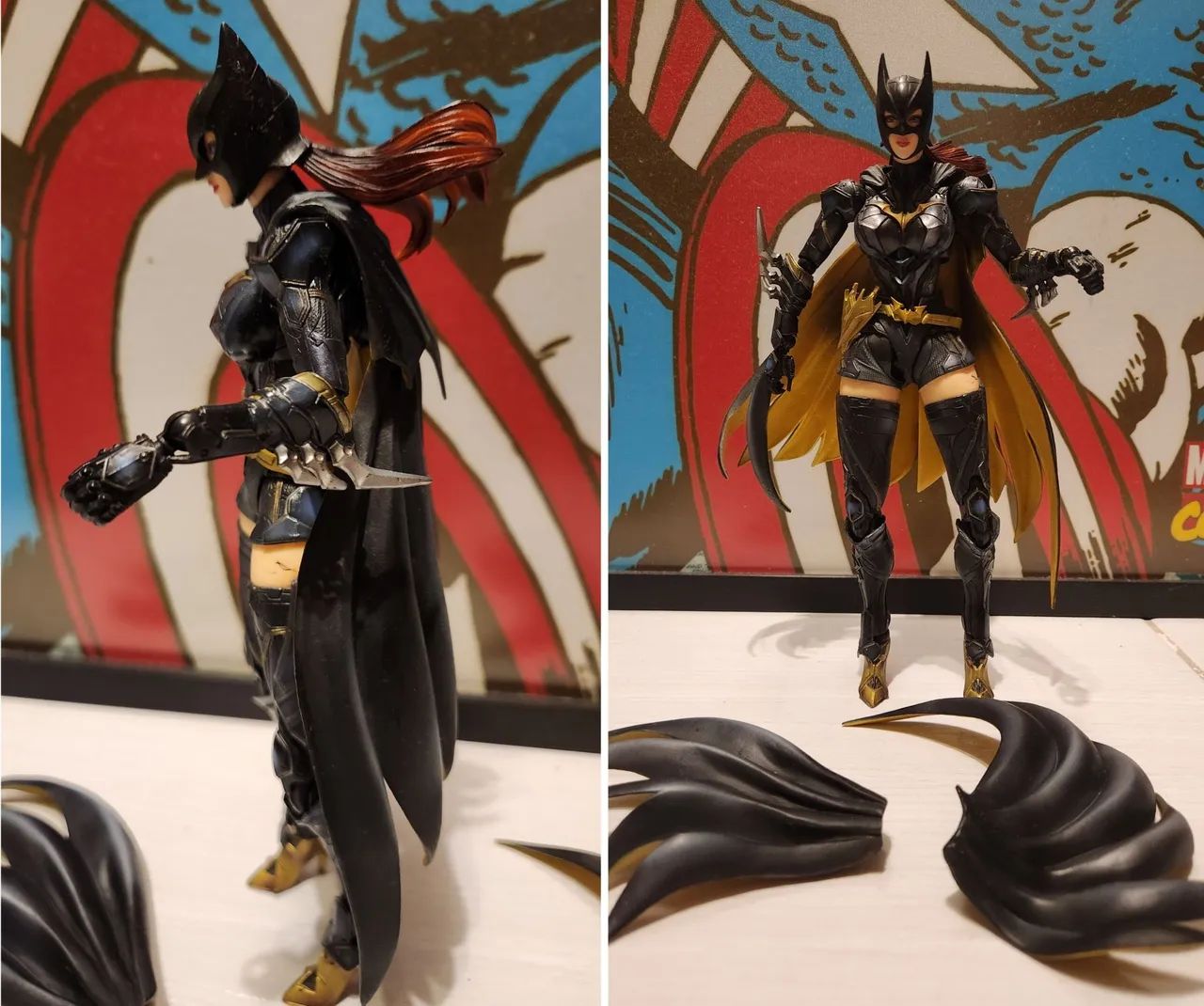 Figura de ação PLAY ARTS KAI VARIANT BATGIRL DC Comics Square Enix - Foto 2