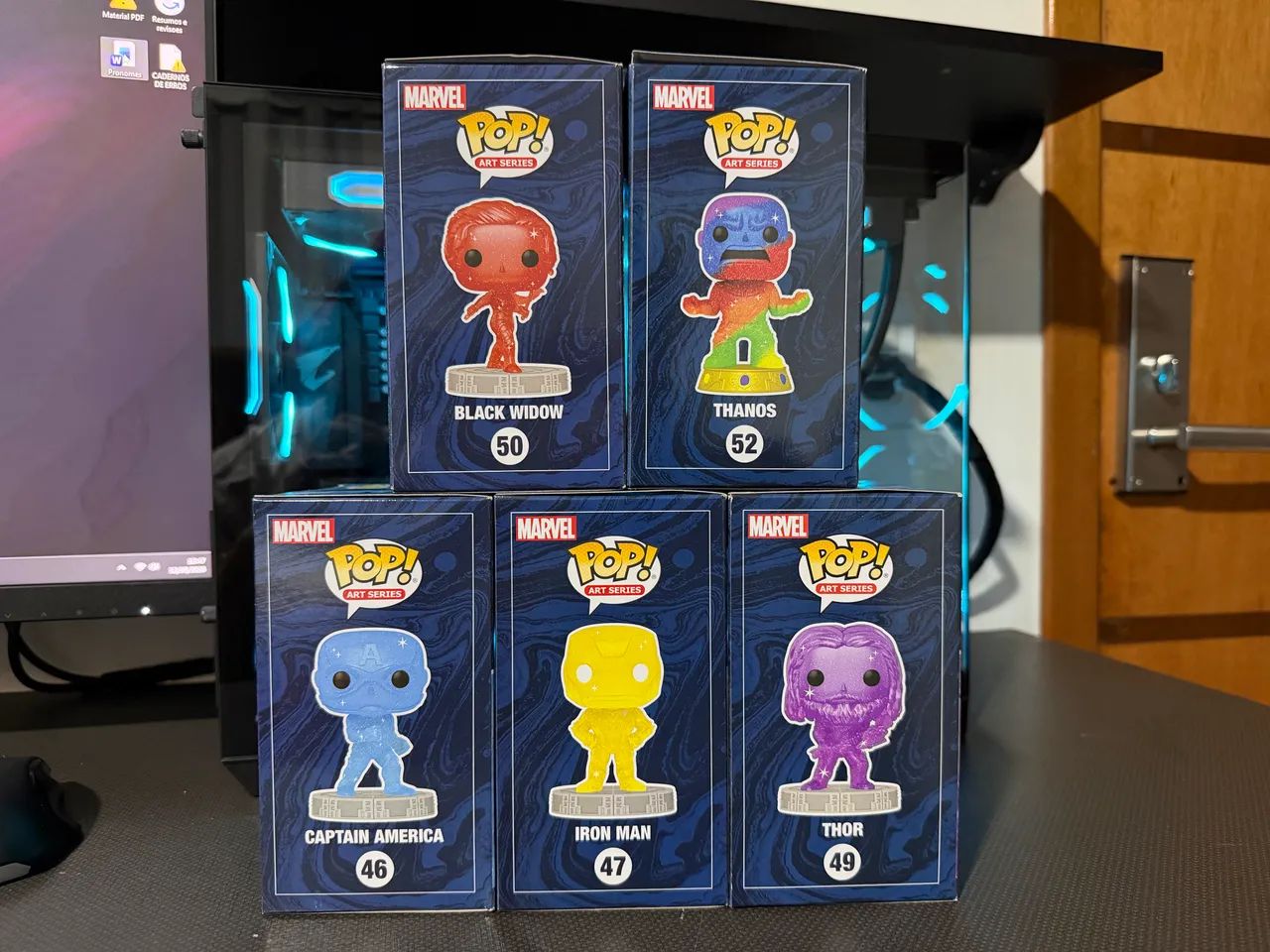 COLEÇÃO MARVEL - FUNKO POP! ART SERIES ? - Foto 2