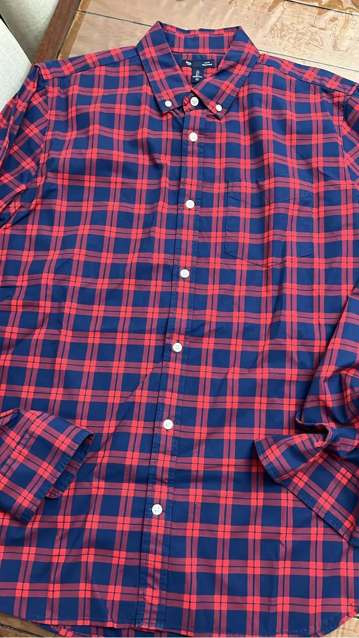 Camisa Gap XL usada seminova Importada xadrez  - Foto 2