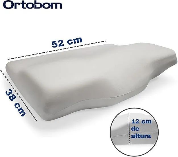 Travesseiro Espuma Viscoelástica Ortobom - Entrega Grátis Fortaleza - Foto 3