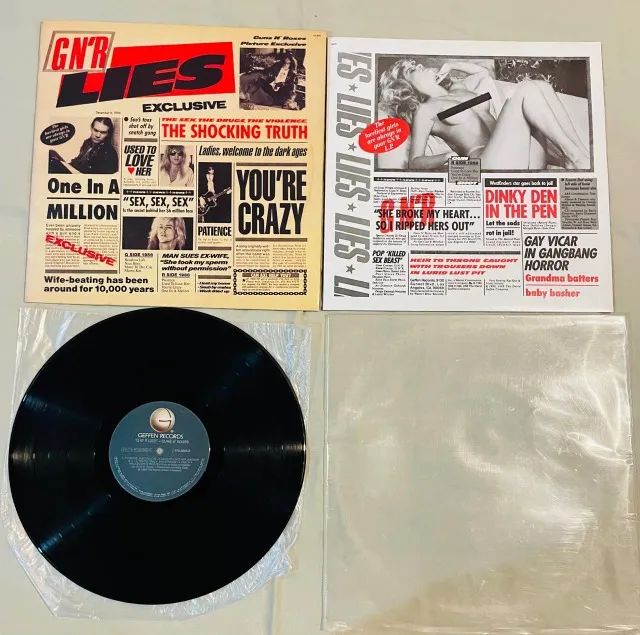 LP Guns 'n Roses - Lies/ Live Like a Suicide - Foto 2