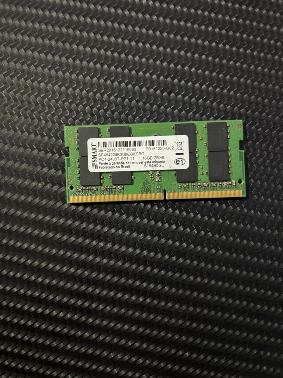 Memória ram para notebook 